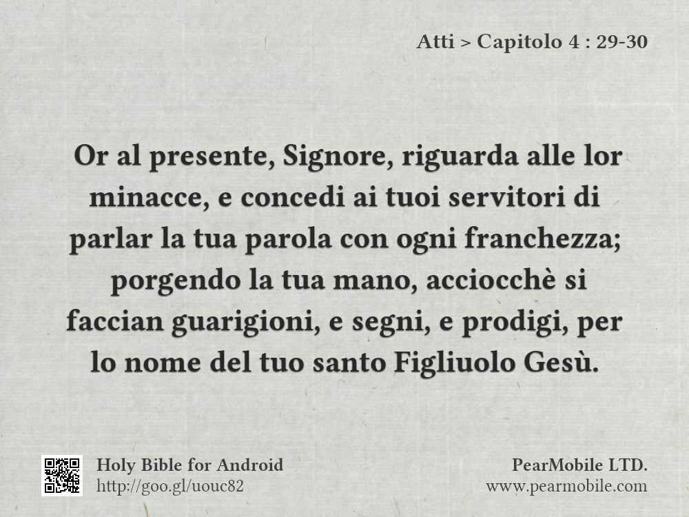 Atti, Capitolo 4:29-30